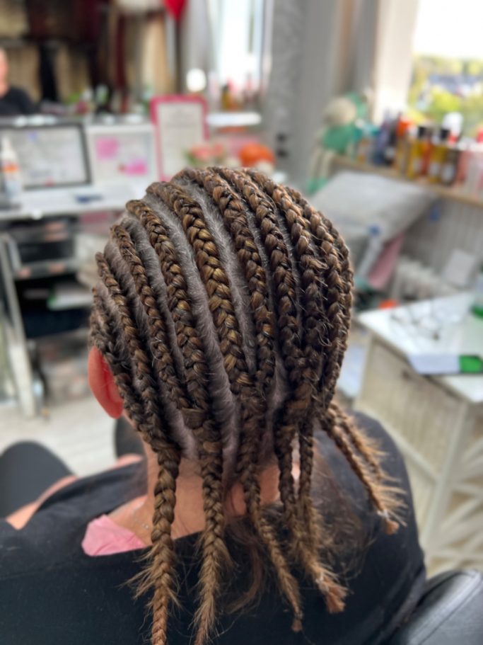 So sieht ein fertiges Gestell aus.