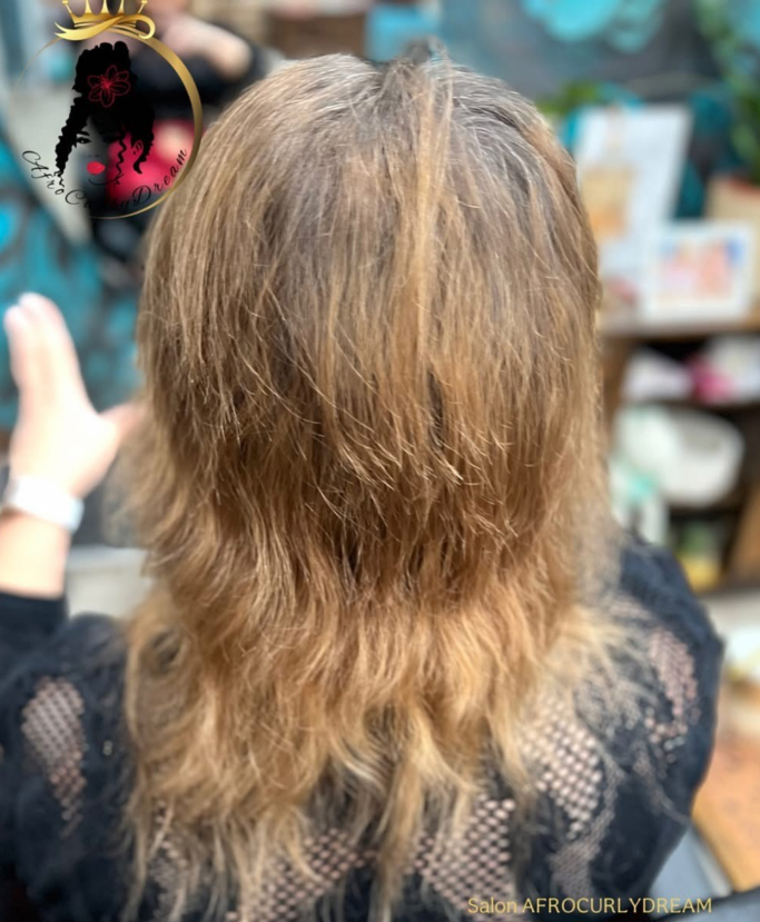 so sehen natürliche Haare aus...