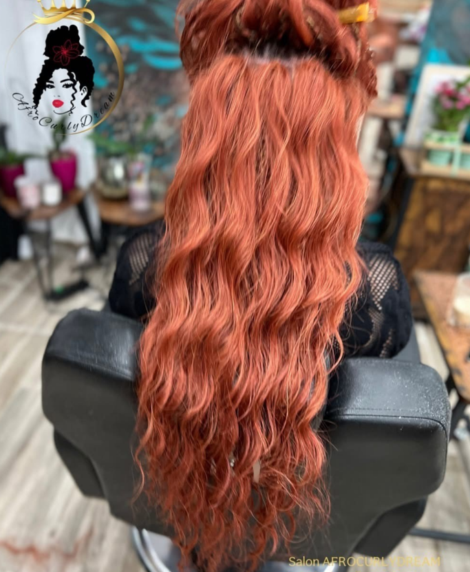 fast fertige Frisur...